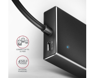 Axagon HMC-WL9 USB-C 10Gbps Wireless Charging 9in1 hub - 1485465 - zdjęcie 2